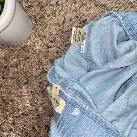 Anthropologie Polka Dot Raw Edge Tencel Shorts - Picture 7 of 7